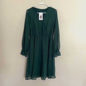 Forest green, BTFBM, NWT, Size Small dress
